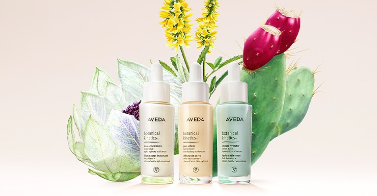 Sérums Botanical kinetics qui ciblent l'hydratation, l'illumination et l'apparence des pores 