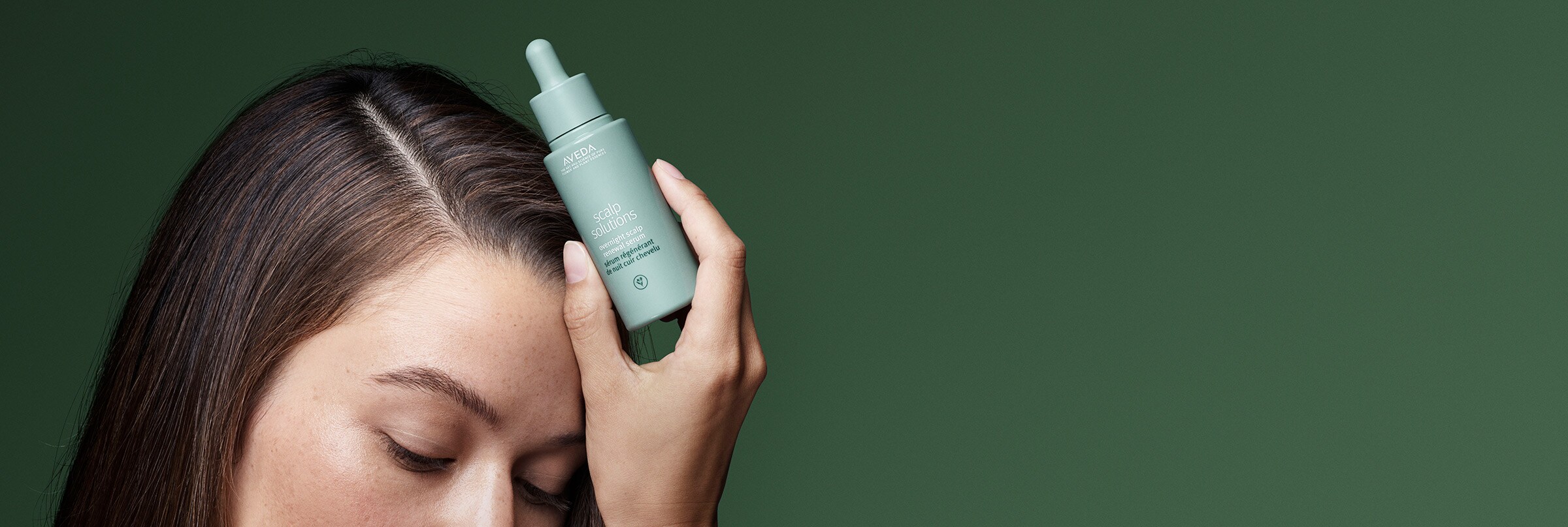 Healthy looking hair starts with a hydrated scalp.