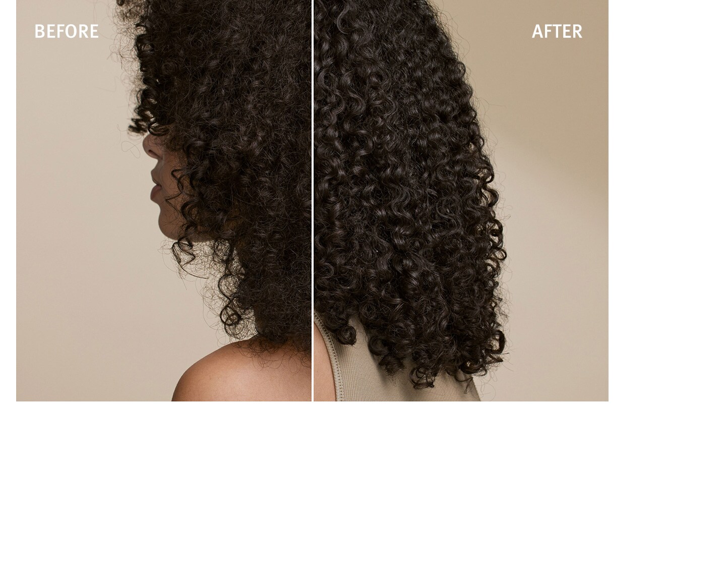 See the difference when using nutriplenish light moisture for dry hair