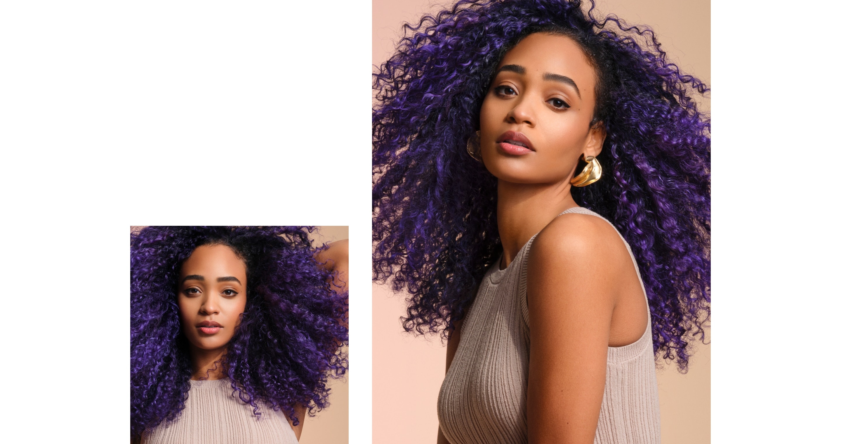 Now trending: Natural, airy curls