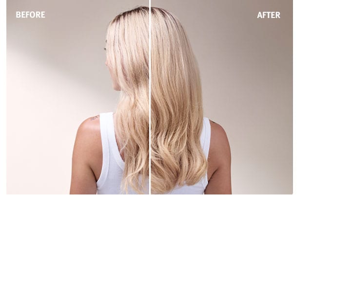 See the difference when using botanical repair