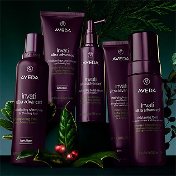 Shop Aveda's invati ultra advanced hair care & styling collection to thicken & volumize