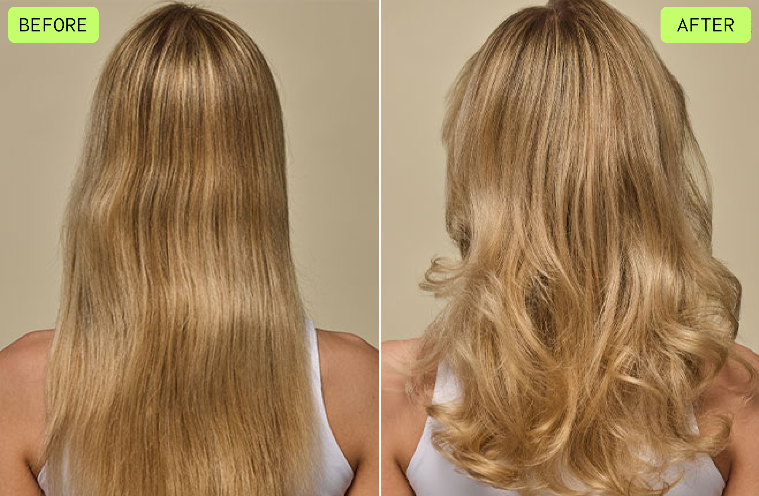 See the difference when using botanical repair