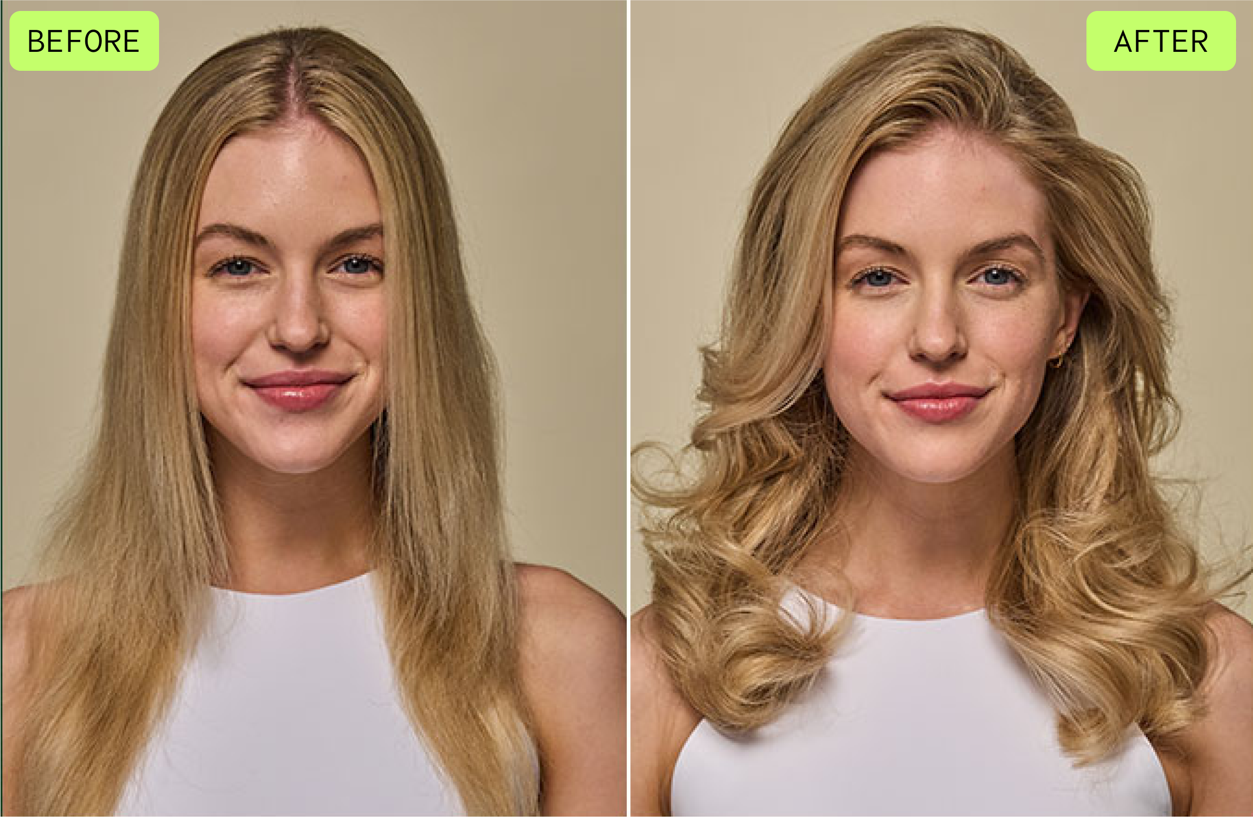 See the difference when using botanical repair