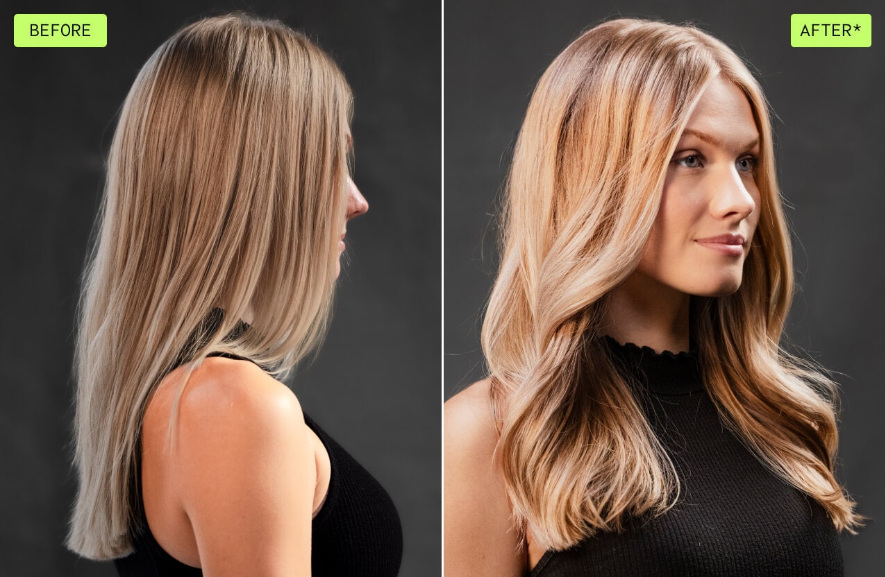 See the difference when using botanical repair