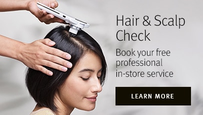 Discover our free in-store hair & scalp check professional service