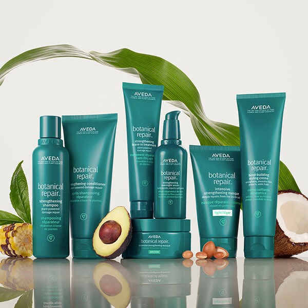 Instantly repair damaged hair with botanical repair hair care