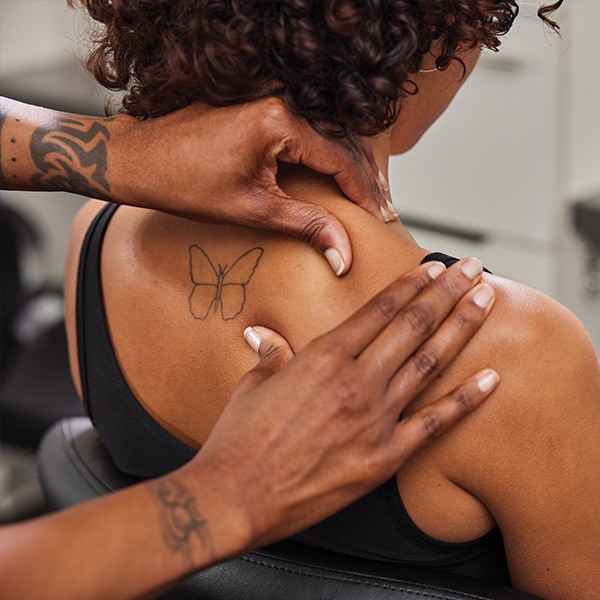 stress-relieving neck and shoulders ritual