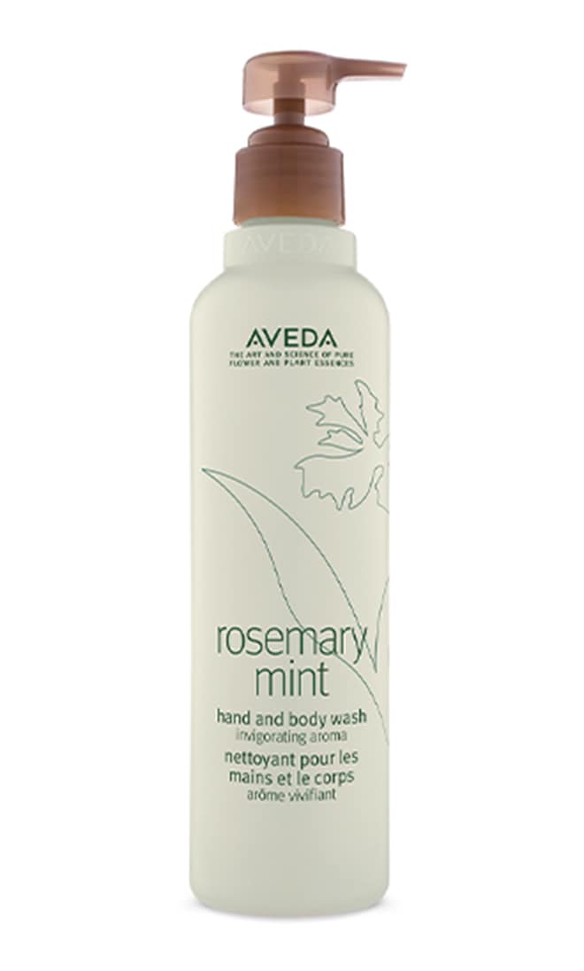 travel size rosemary mint shampoo