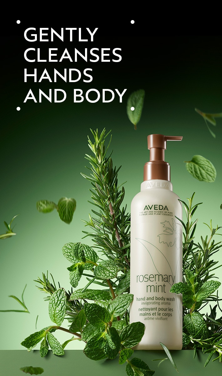 invigorating awe rosemary mint hair & body essentials gift set