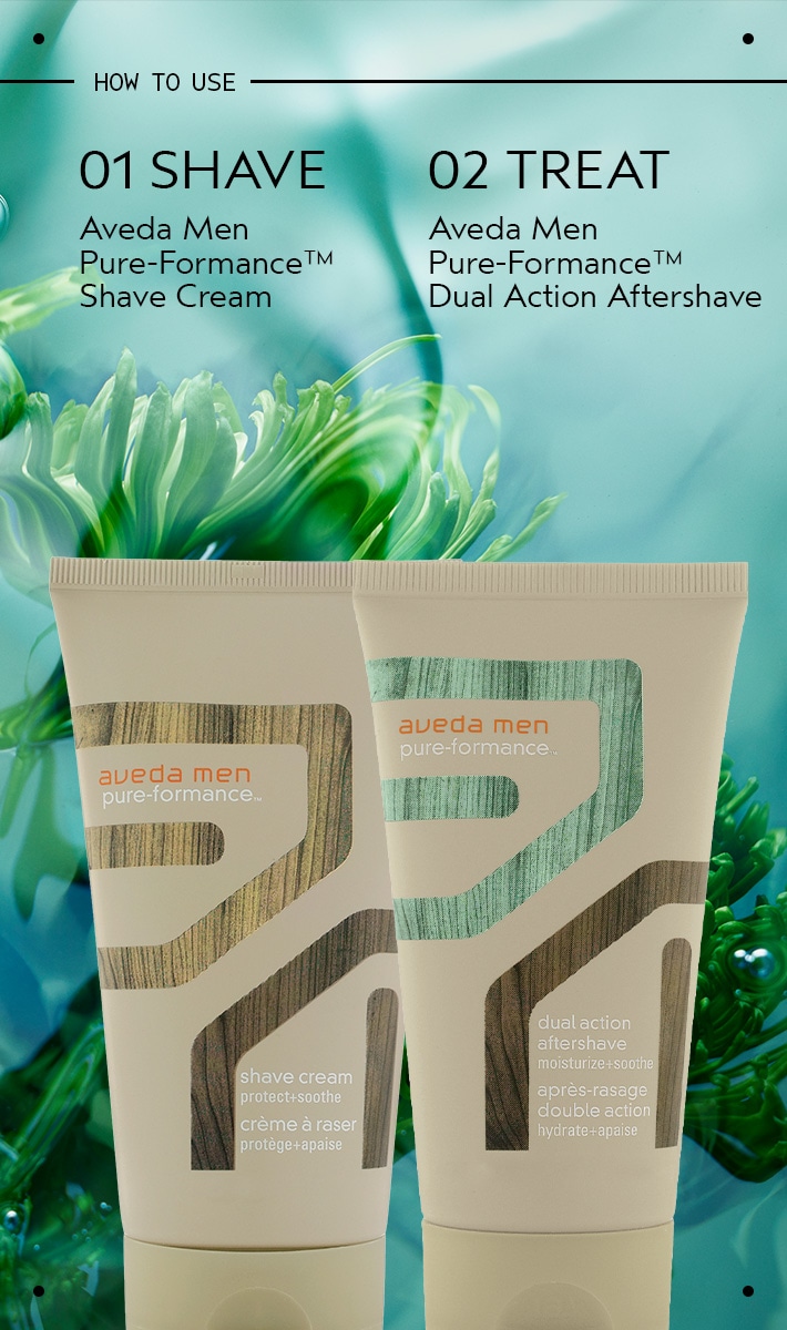 aveda men pure-formance<span class="trade">&trade;</span> dual action aftershave