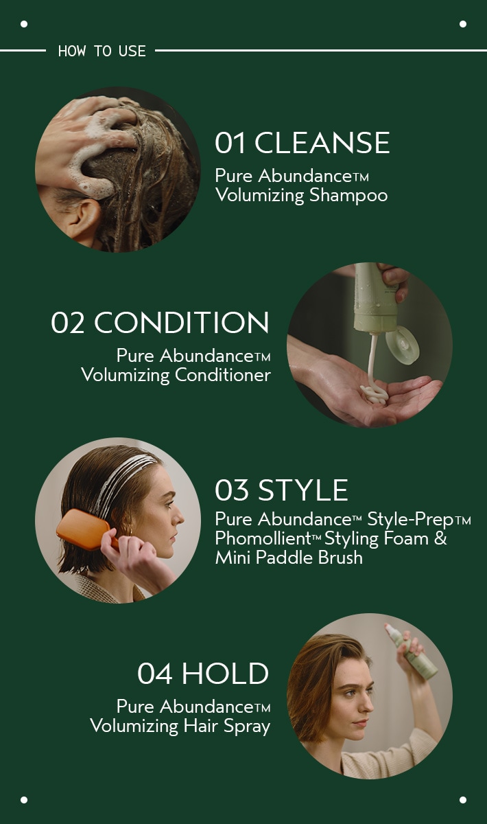 pure abundance<span class="trade">&trade;</span> volumizing hair spray